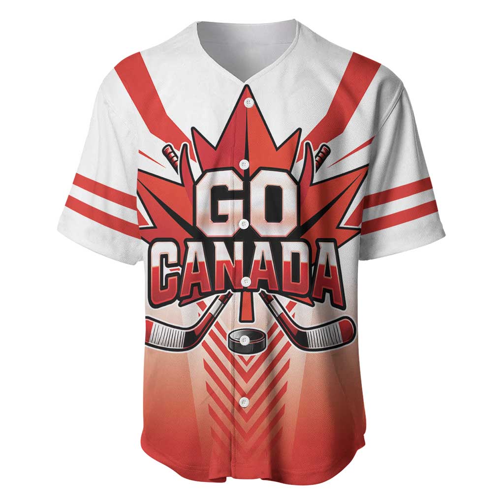 Canada Ice Hockey Custom Baseball Jersey Go Canada Unique Style