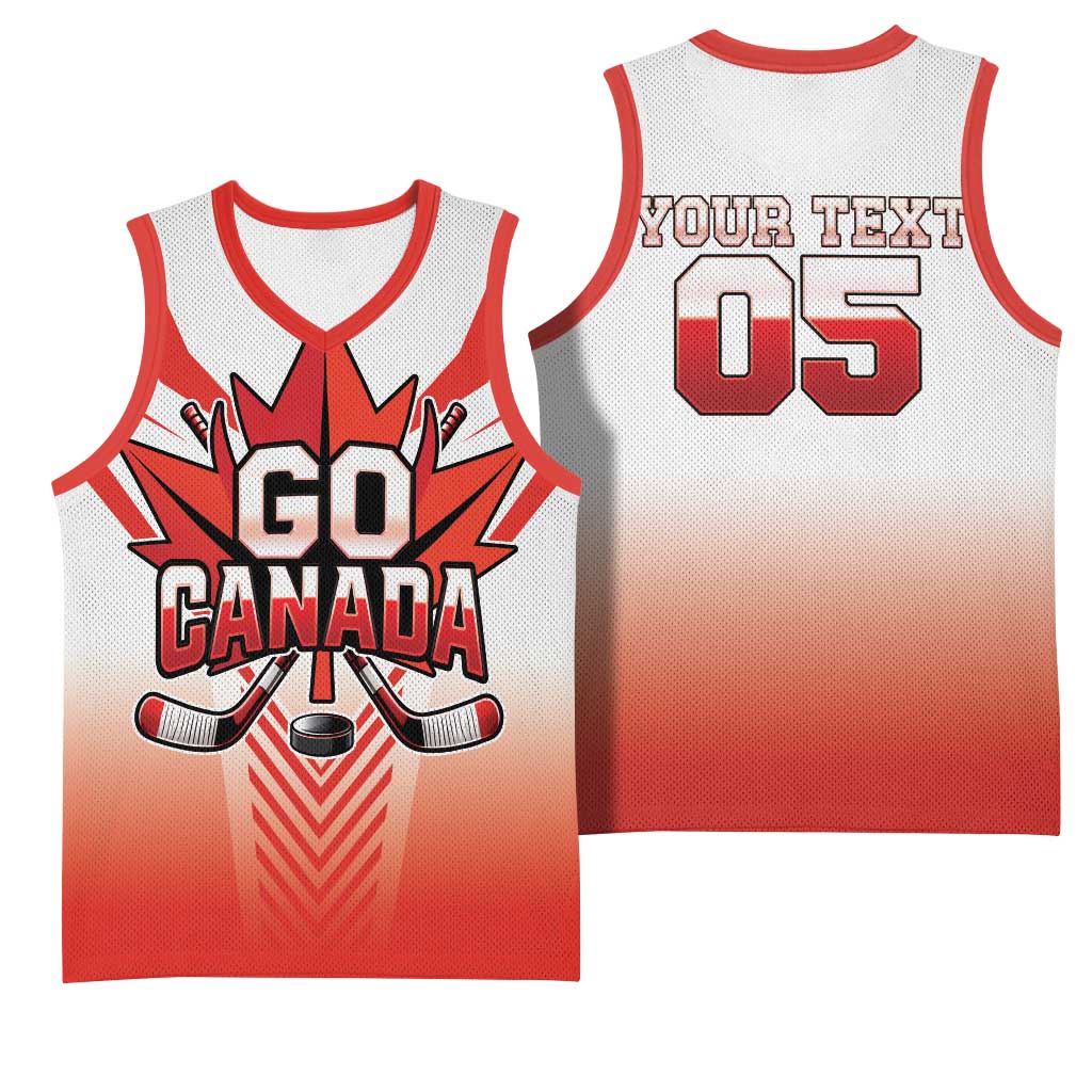 Canada Ice Hockey Custom Basketball Jersey Go Canada Unique Style