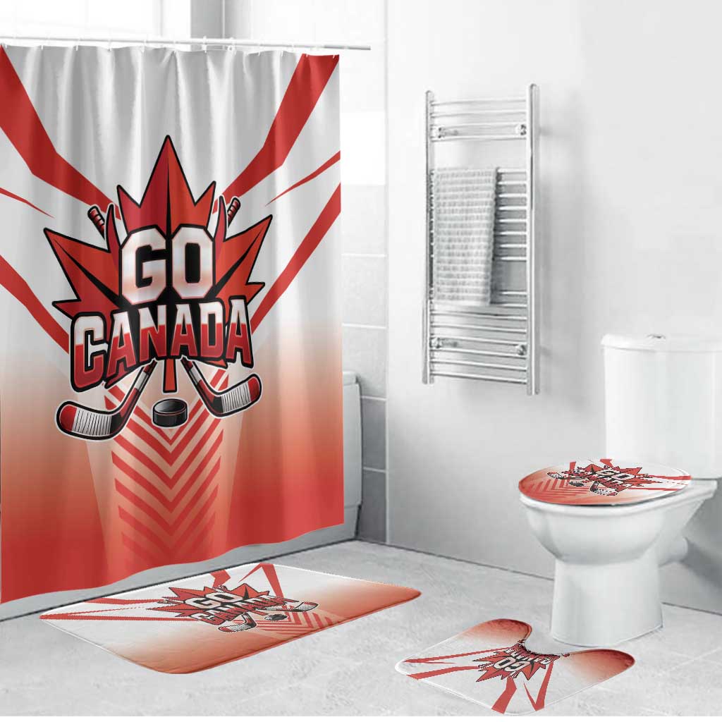Canada Ice Hockey Bathroom Set Go Canada Unique Style