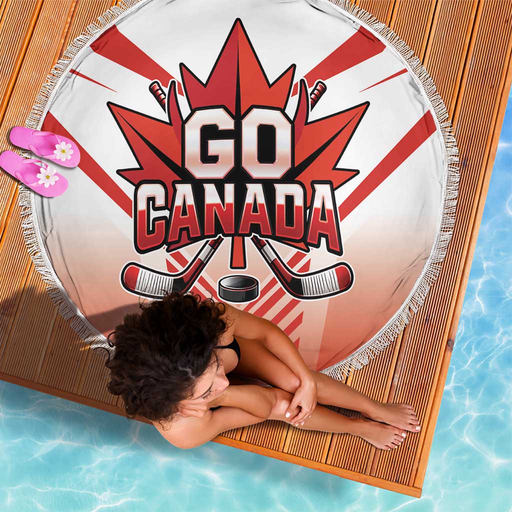 Canada Ice Hockey Beach Blanket Go Canada Unique Style