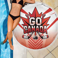Canada Ice Hockey Beach Blanket Go Canada Unique Style
