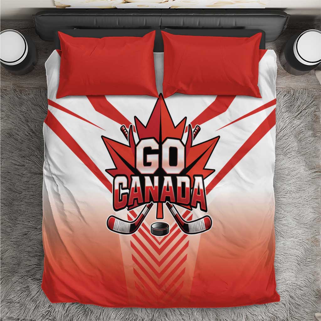 Canada Ice Hockey Bedding Set Go Canada Unique Style