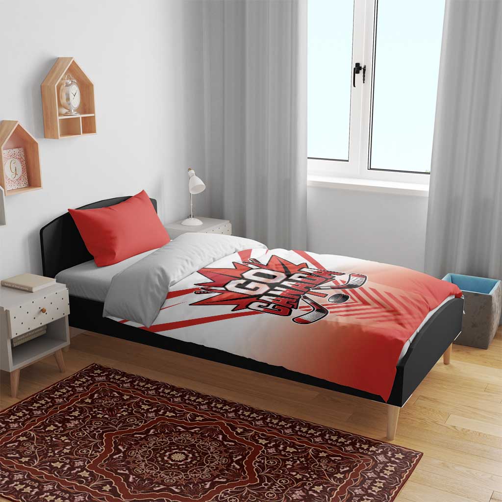 Canada Ice Hockey Bedding Set Go Canada Unique Style