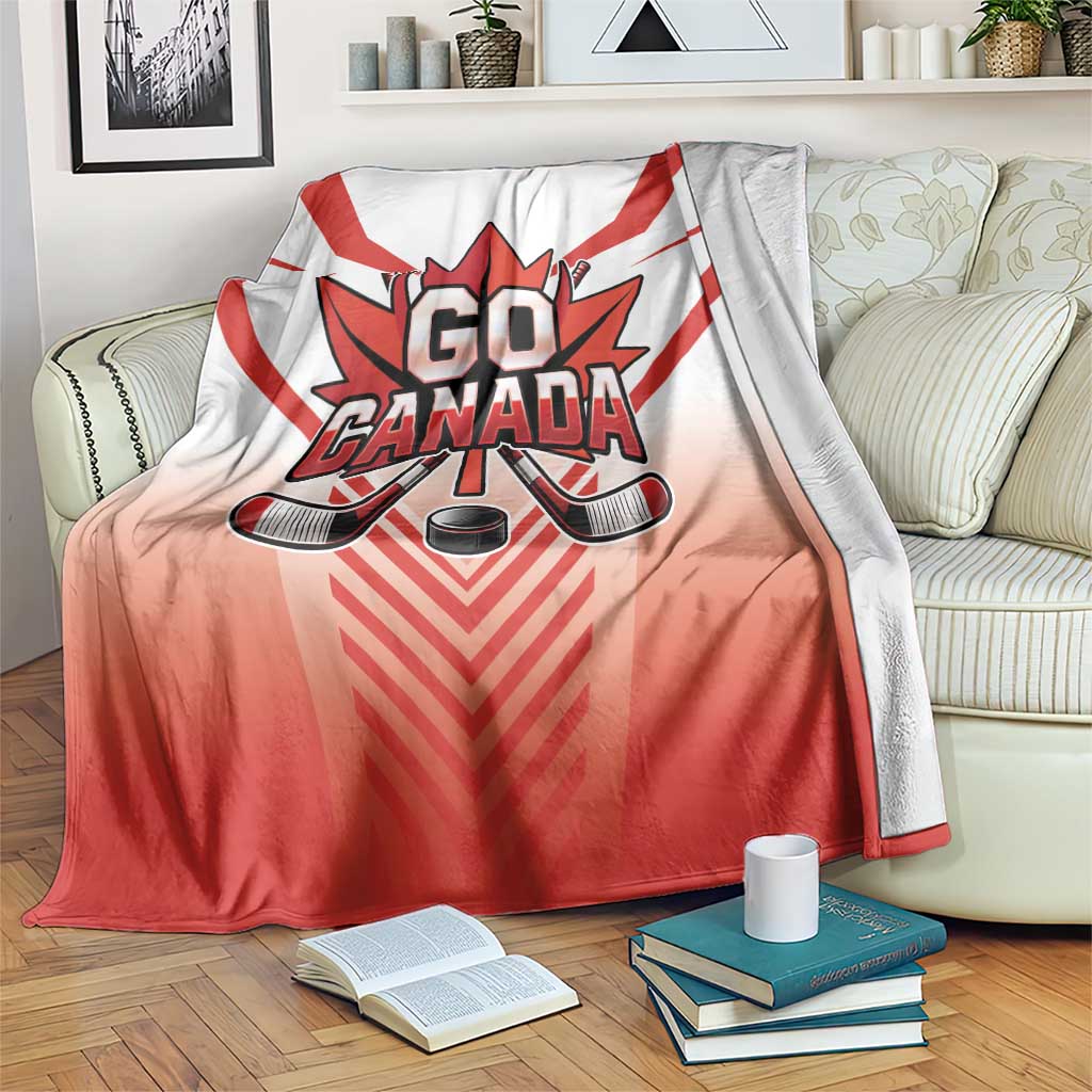 Canada Ice Hockey Blanket Go Canada Unique Style