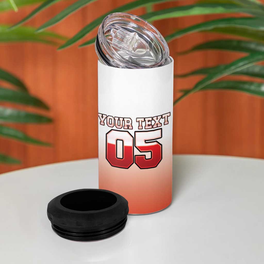 Canada Ice Hockey Custom 4 in 1 Can Cooler Tumbler Go Canada Unique Style