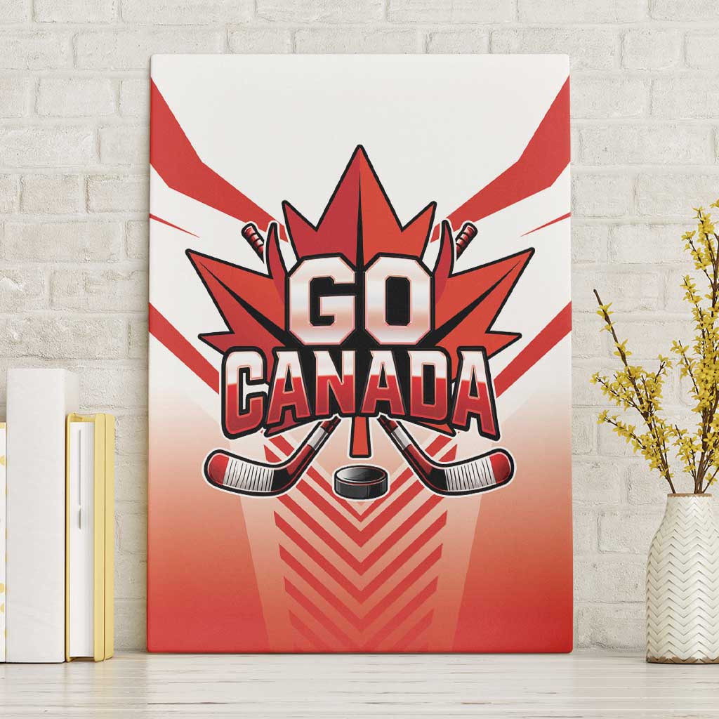 Canada Ice Hockey Canvas Wall Art Go Canada Unique Style