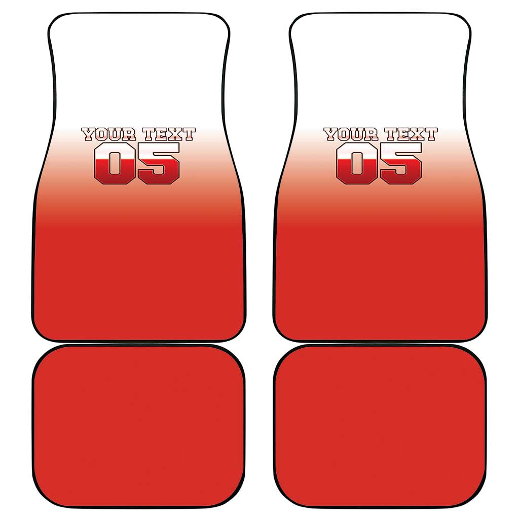 Canada Ice Hockey Custom Car Mats Go Canada Unique Style