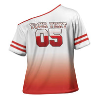 Canada Ice Hockey Custom Cross Shoulder Shirt Go Canada Unique Style