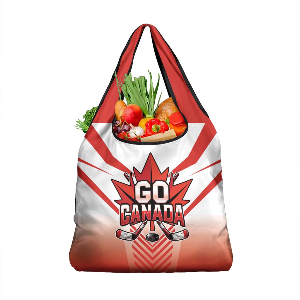 Canada Ice Hockey Grocery Bag Go Canada Unique Style