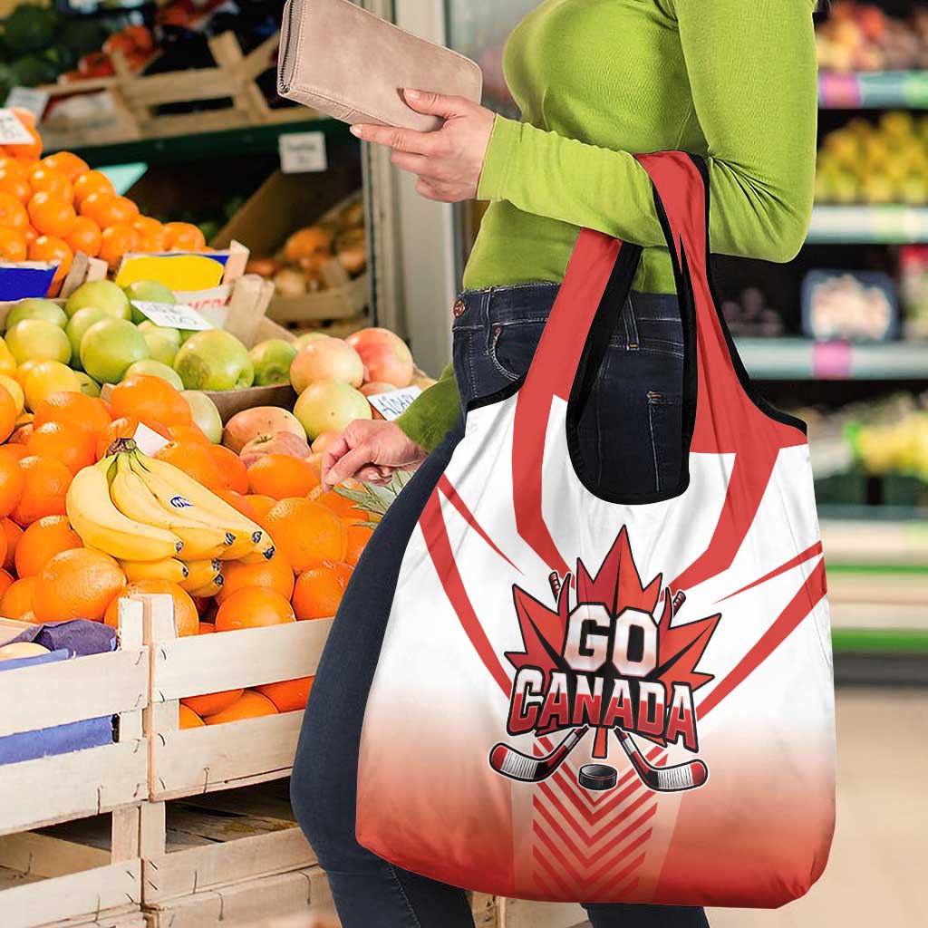 Canada Ice Hockey Grocery Bag Go Canada Unique Style