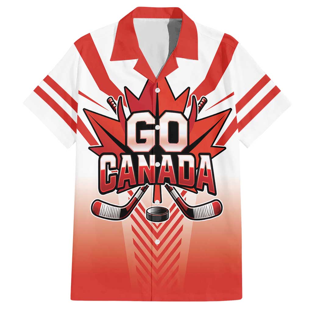 Canada Ice Hockey Custom Hawaiian Shirt Go Canada Unique Style