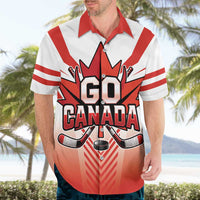 Canada Ice Hockey Custom Hawaiian Shirt Go Canada Unique Style