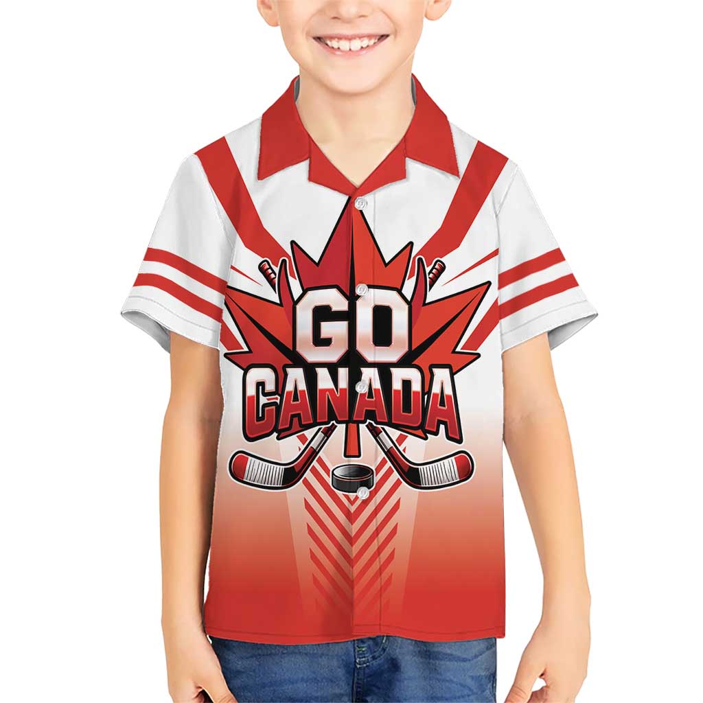 Canada Ice Hockey Custom Hawaiian Shirt Go Canada Unique Style
