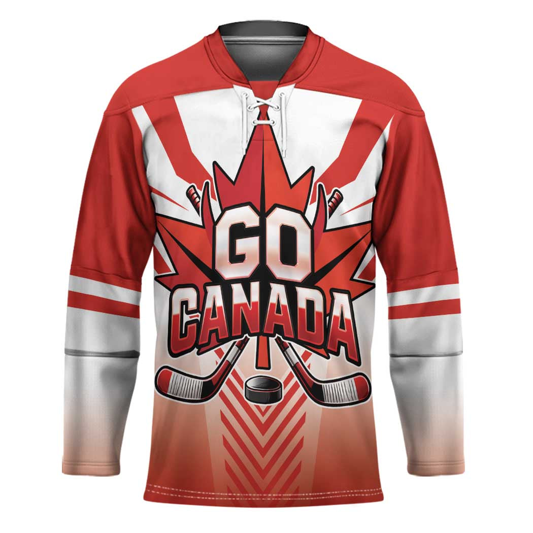 Canada Ice Hockey Custom Hockey Jersey Go Canada Unique Style