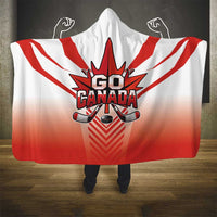 Canada Ice Hockey Hooded Blanket Go Canada Unique Style
