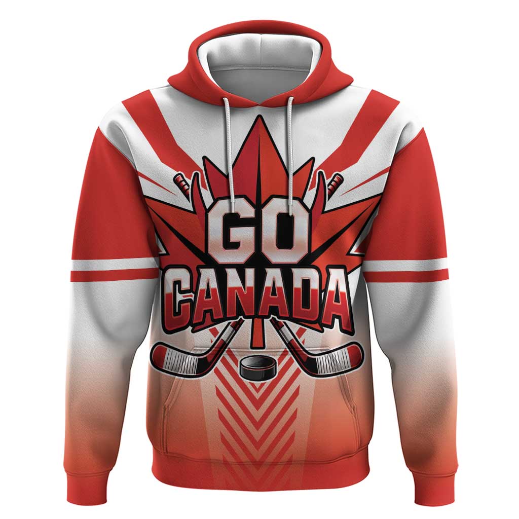 Canada Ice Hockey Custom Hoodie Go Canada Unique Style