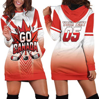 Canada Ice Hockey Custom Hoodie Dress Go Canada Unique Style