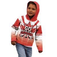 Canada Ice Hockey Custom Kid Hoodie Go Canada Unique Style