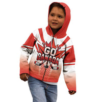 Canada Ice Hockey Custom Kid Hoodie Go Canada Unique Style