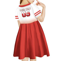 Canada Ice Hockey Custom Kid Short Sleeve Dress Go Canada Unique Style