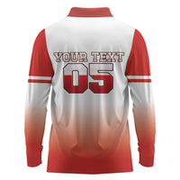 Canada Ice Hockey Custom Long Sleeve Polo Shirt Go Canada Unique Style