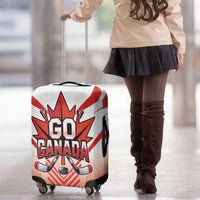Canada Ice Hockey Luggage Cover Go Canada Unique Style