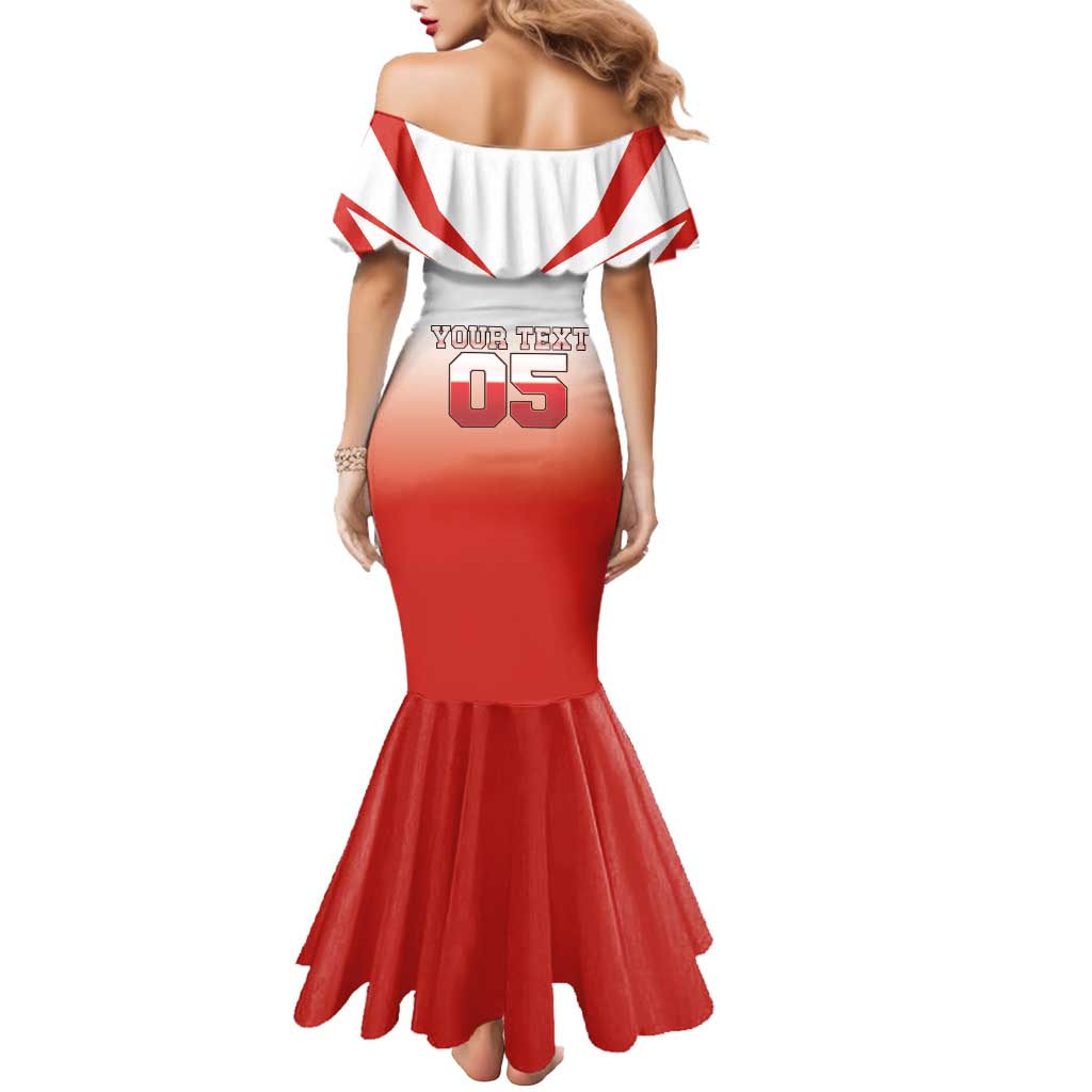 Canada Ice Hockey Custom Mermaid Dress Go Canada Unique Style