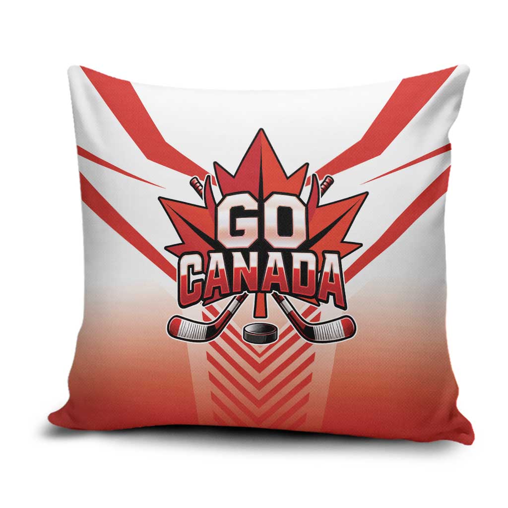 Canada Ice Hockey Pillow Cover Go Canada Unique Style