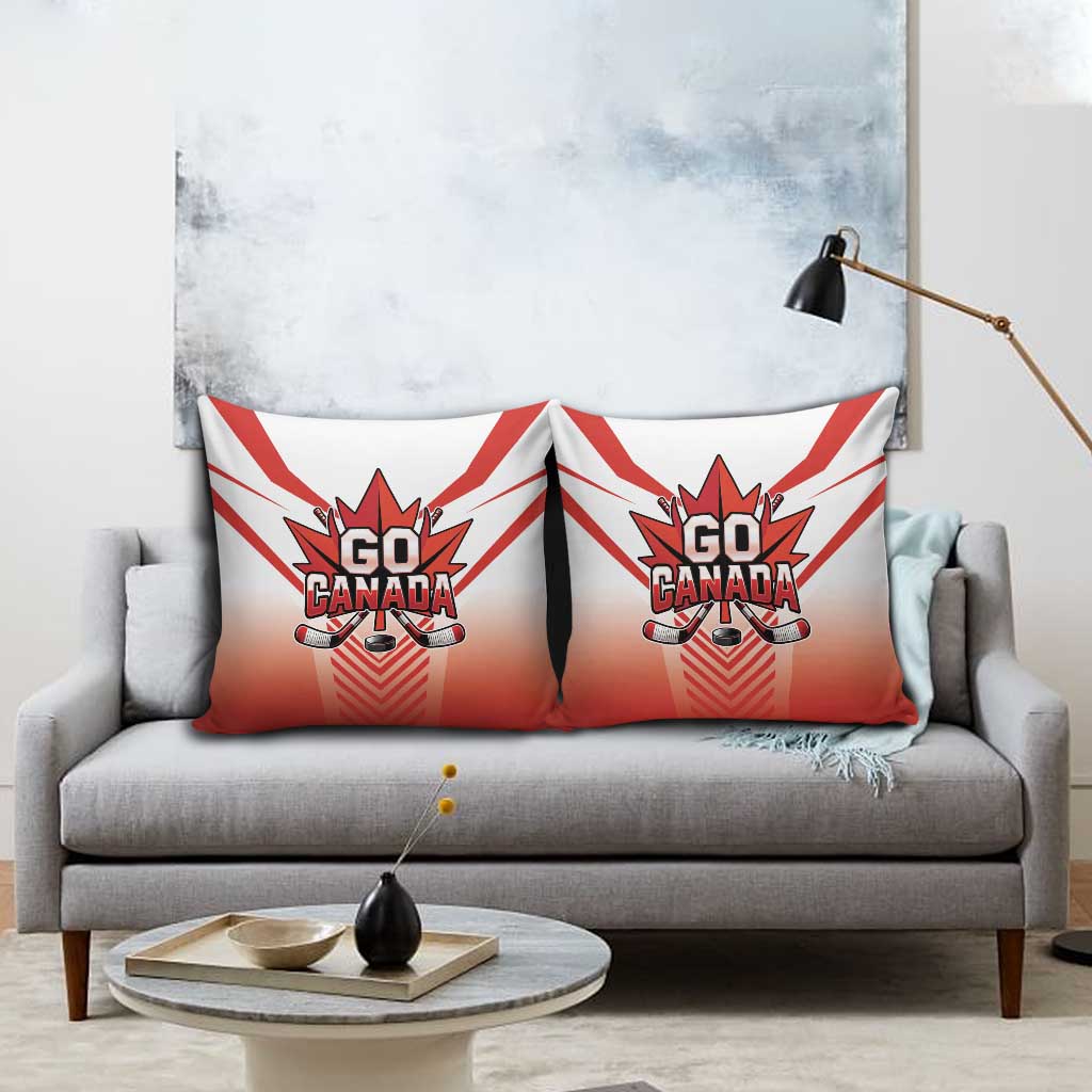 Canada Ice Hockey Pillow Cover Go Canada Unique Style