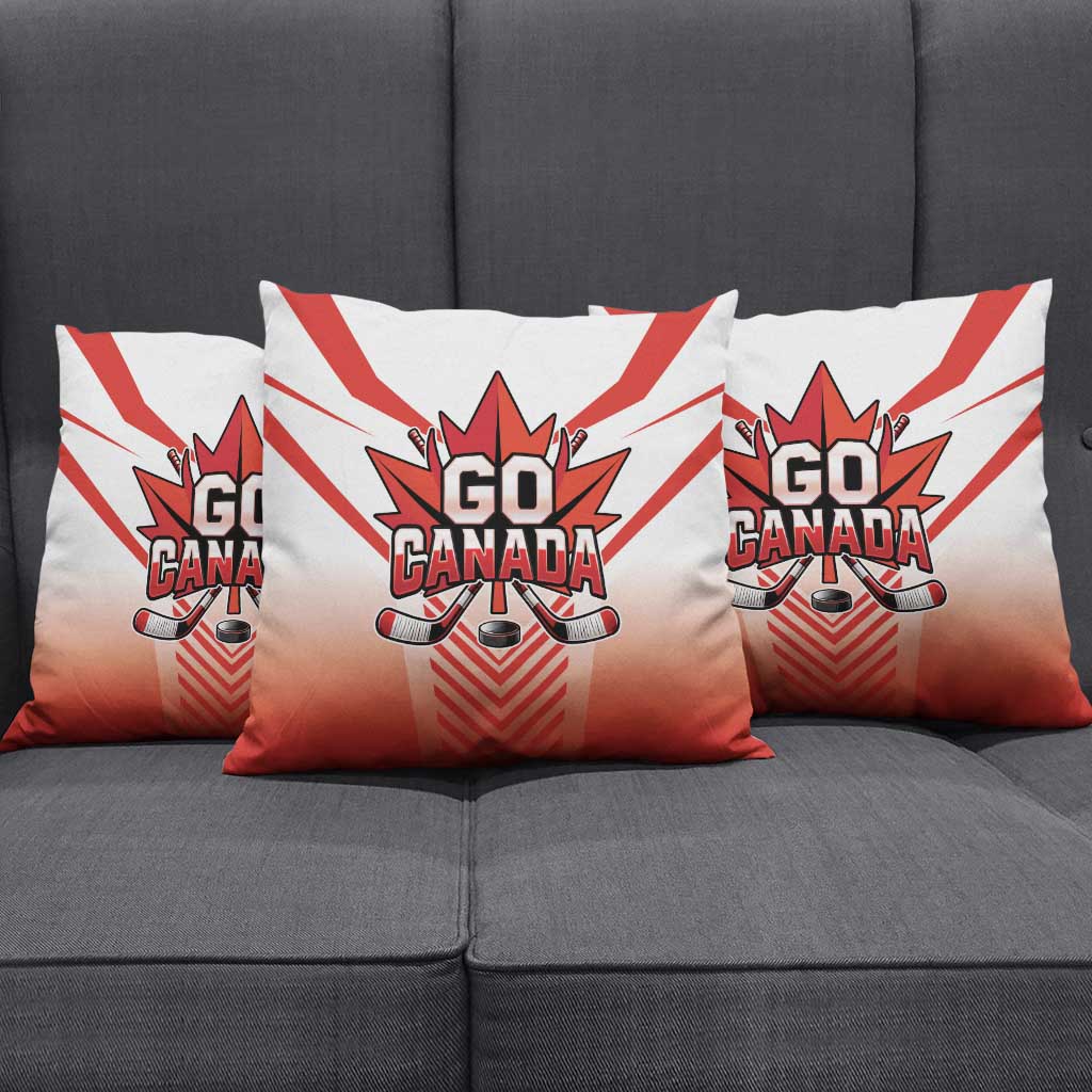 Canada Ice Hockey Pillow Cover Go Canada Unique Style