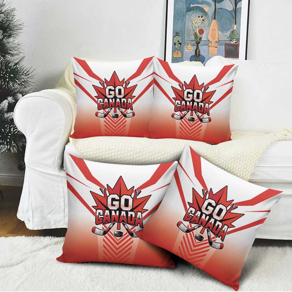 Canada Ice Hockey Pillow Cover Go Canada Unique Style