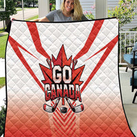 Canada Ice Hockey Quilt Go Canada Unique Style
