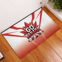 Canada Ice Hockey Rubber Doormat Go Canada Unique Style