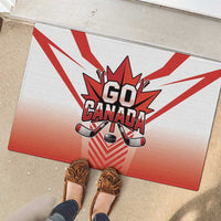 Canada Ice Hockey Rubber Doormat Go Canada Unique Style