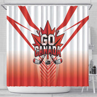Canada Ice Hockey Shower Curtain Go Canada Unique Style
