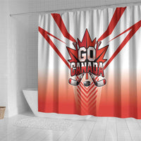 Canada Ice Hockey Shower Curtain Go Canada Unique Style