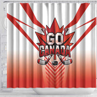 Canada Ice Hockey Shower Curtain Go Canada Unique Style