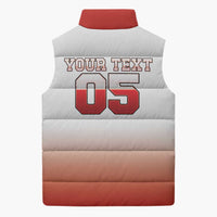Canada Ice Hockey Custom Sleeveless Puffer Jacket Go Canada Unique Style