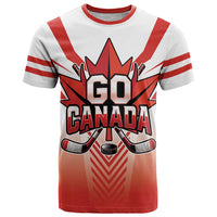 Canada Ice Hockey Custom T Shirt Go Canada Unique Style