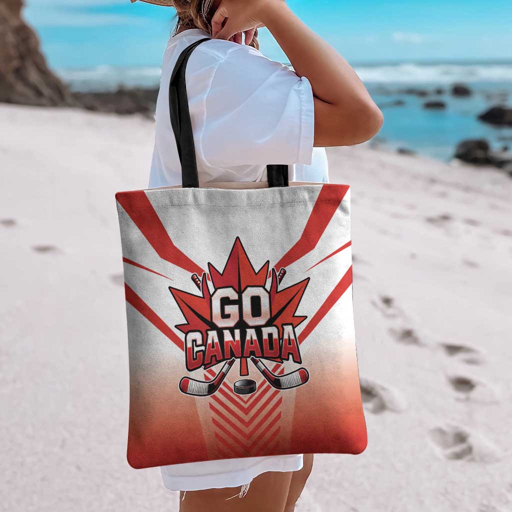 Canada Ice Hockey Tote Bag Go Canada Unique Style