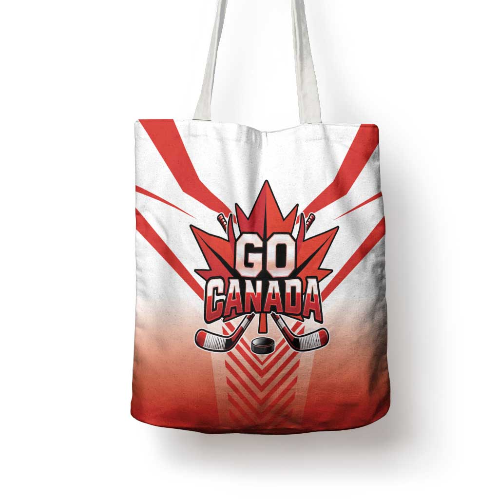 Canada Ice Hockey Tote Bag Go Canada Unique Style