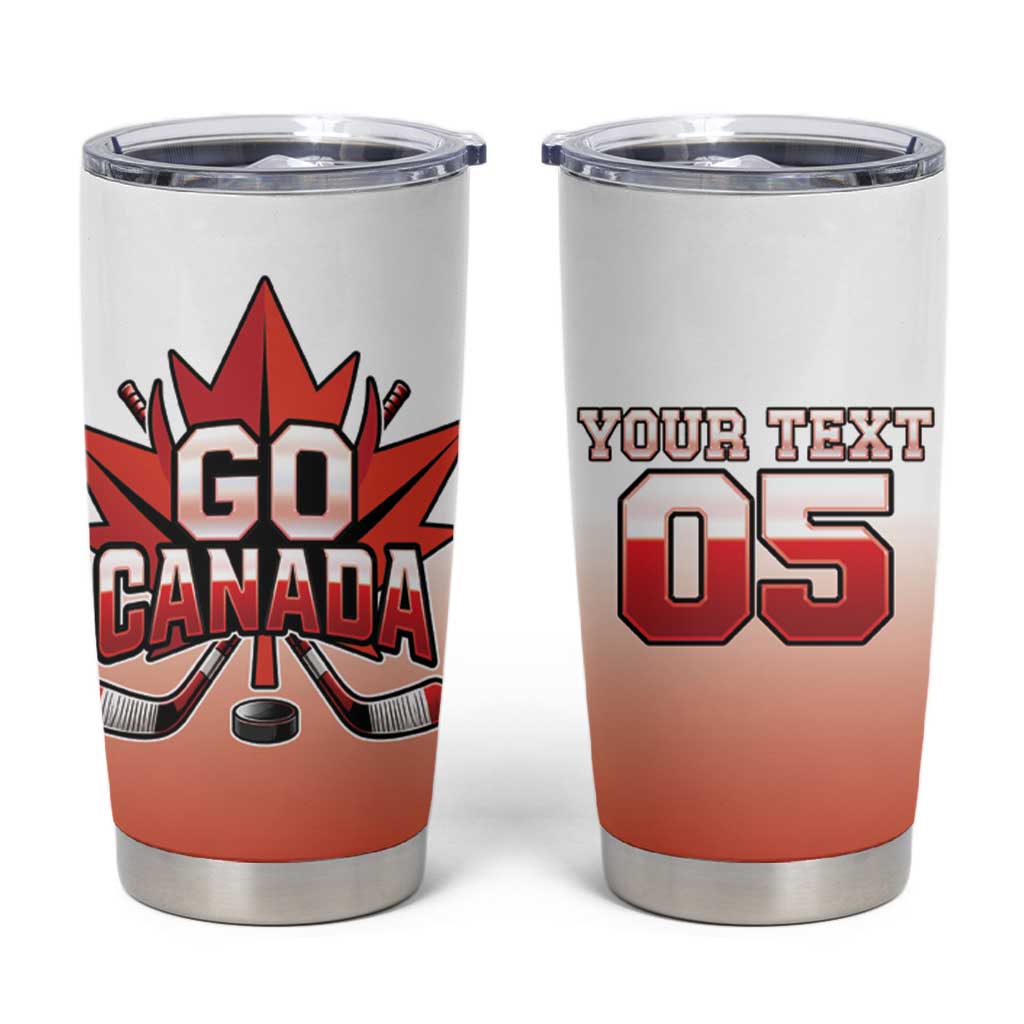 Canada Ice Hockey Custom Tumbler Cup Go Canada Unique Style