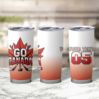 Canada Ice Hockey Custom Tumbler Cup Go Canada Unique Style