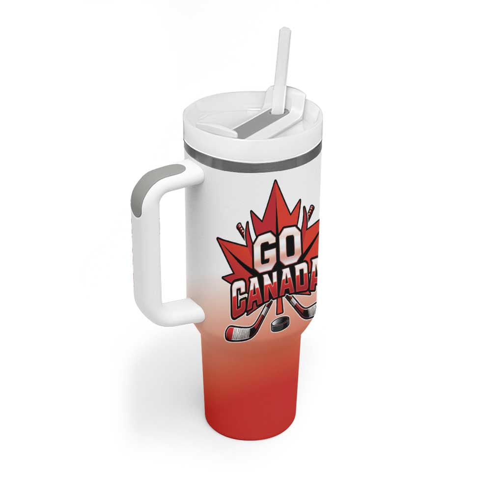 Canada Ice Hockey Custom Tumbler With Handle Go Canada Unique Style