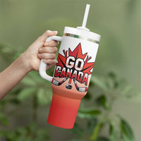 Canada Ice Hockey Custom Tumbler With Handle Go Canada Unique Style