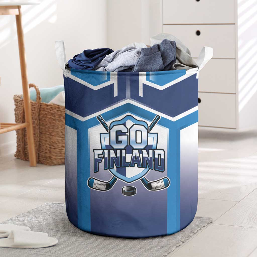 Finland Ice Hockey Laundry Basket Go Suomi Lion Unique Style