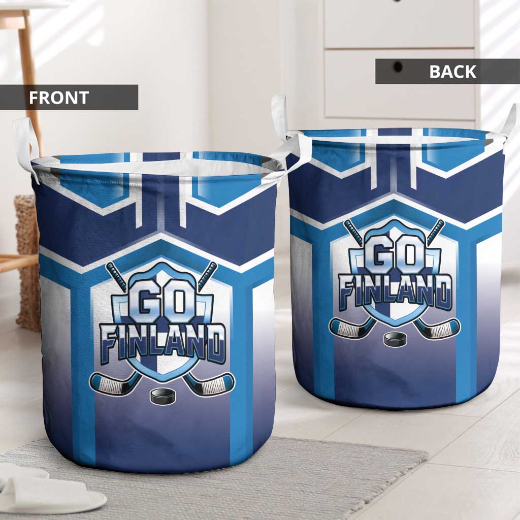 Finland Ice Hockey Laundry Basket Go Suomi Lion Unique Style