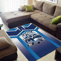 Finland Ice Hockey Area Rug Go Suomi Lion Unique Style