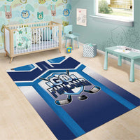Finland Ice Hockey Area Rug Go Suomi Lion Unique Style