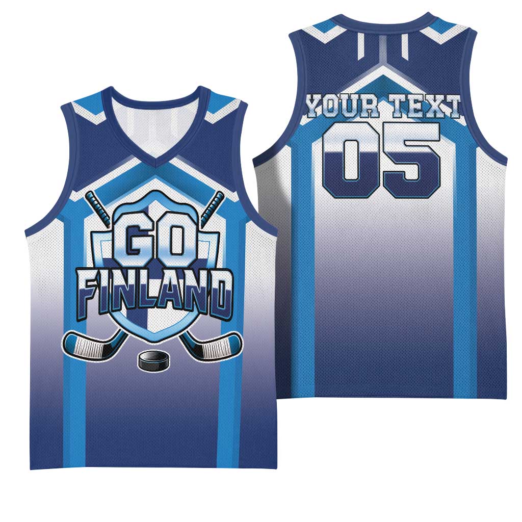 Finland Ice Hockey Custom Basketball Jersey Go Suomi Lion Unique Style
